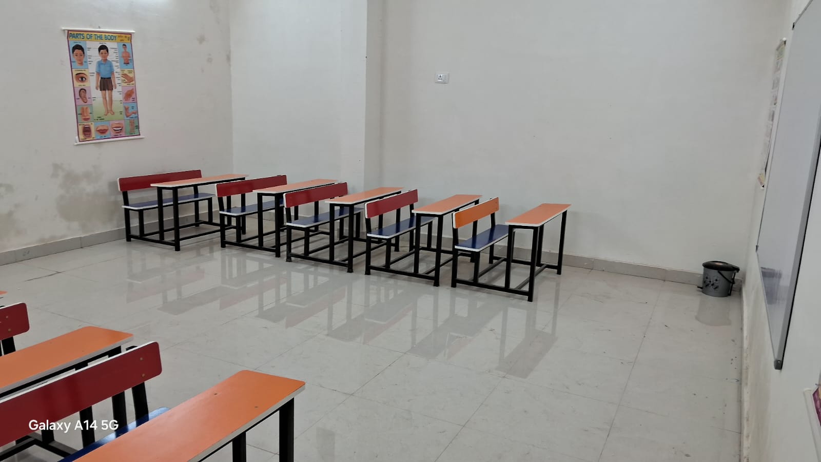 Early years seating at child-height benches